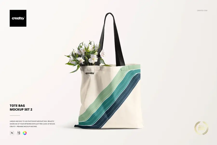 Conjunto de Mockup de Sacola 2 -