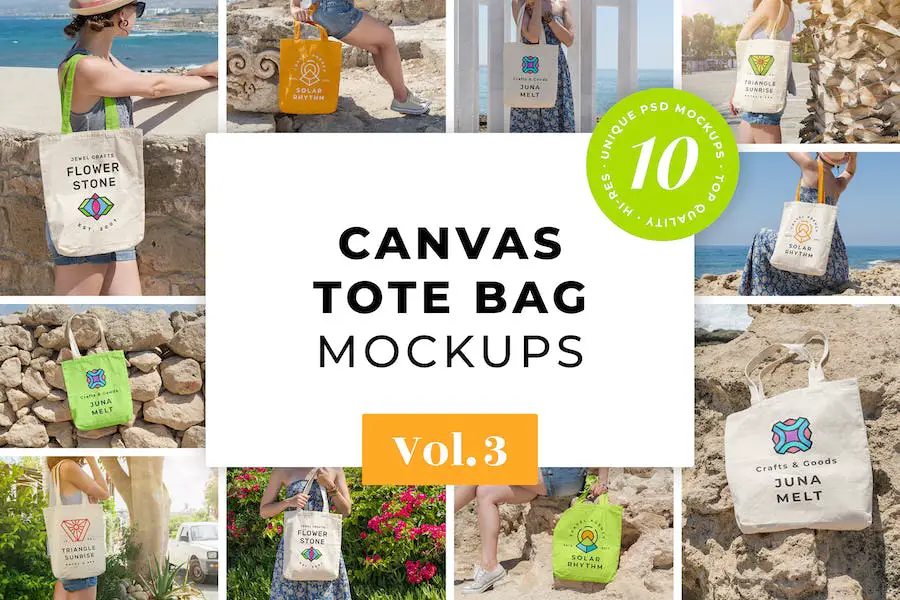 Lona Tote Bag Mockups Pack Vol. 3-