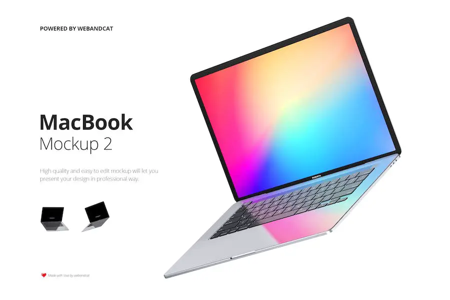 แล็ปท็อป / MacBook Mockup 2 -