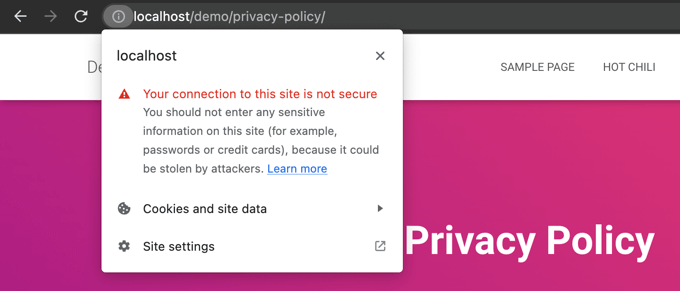 يحذر Chrome المستخدمين عندما يكون الاتصال غير آمن Chrome Warns Users When the Connection Is Insecure