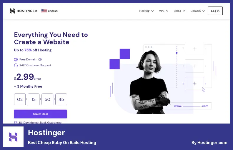 Hostinger - Hosting Ruby On Rails Murah Terbaik