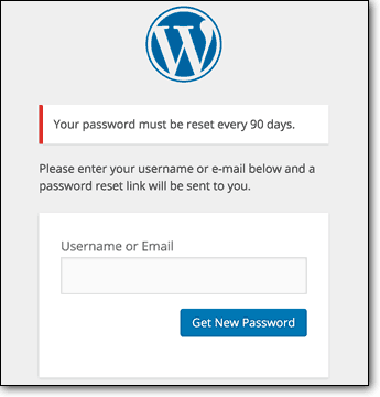 wordpress lupa password