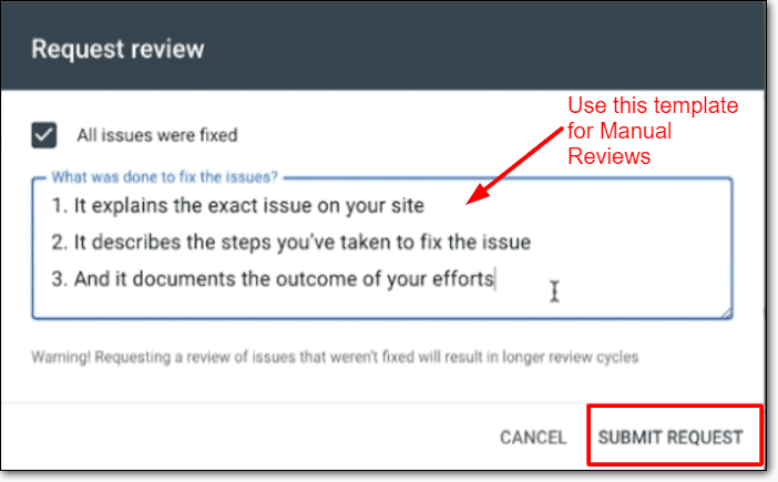 minta ulasan google search console