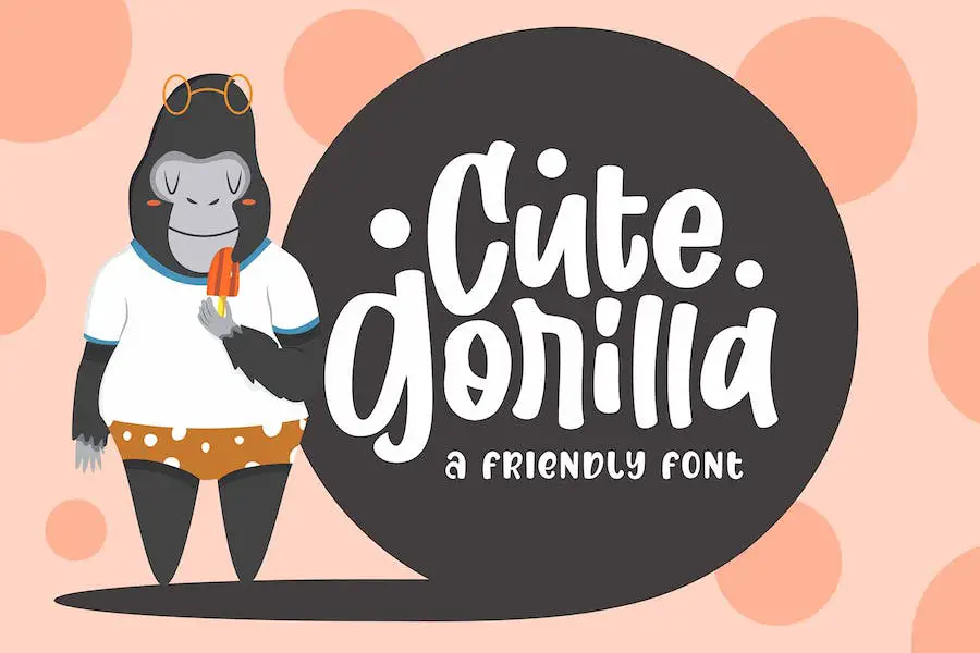 Simpatico gorilla -