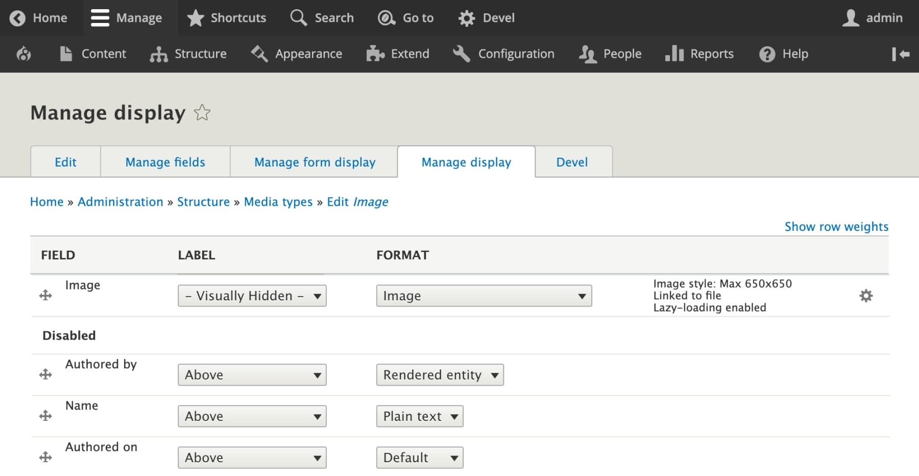 Gestion du CMS Drupal
