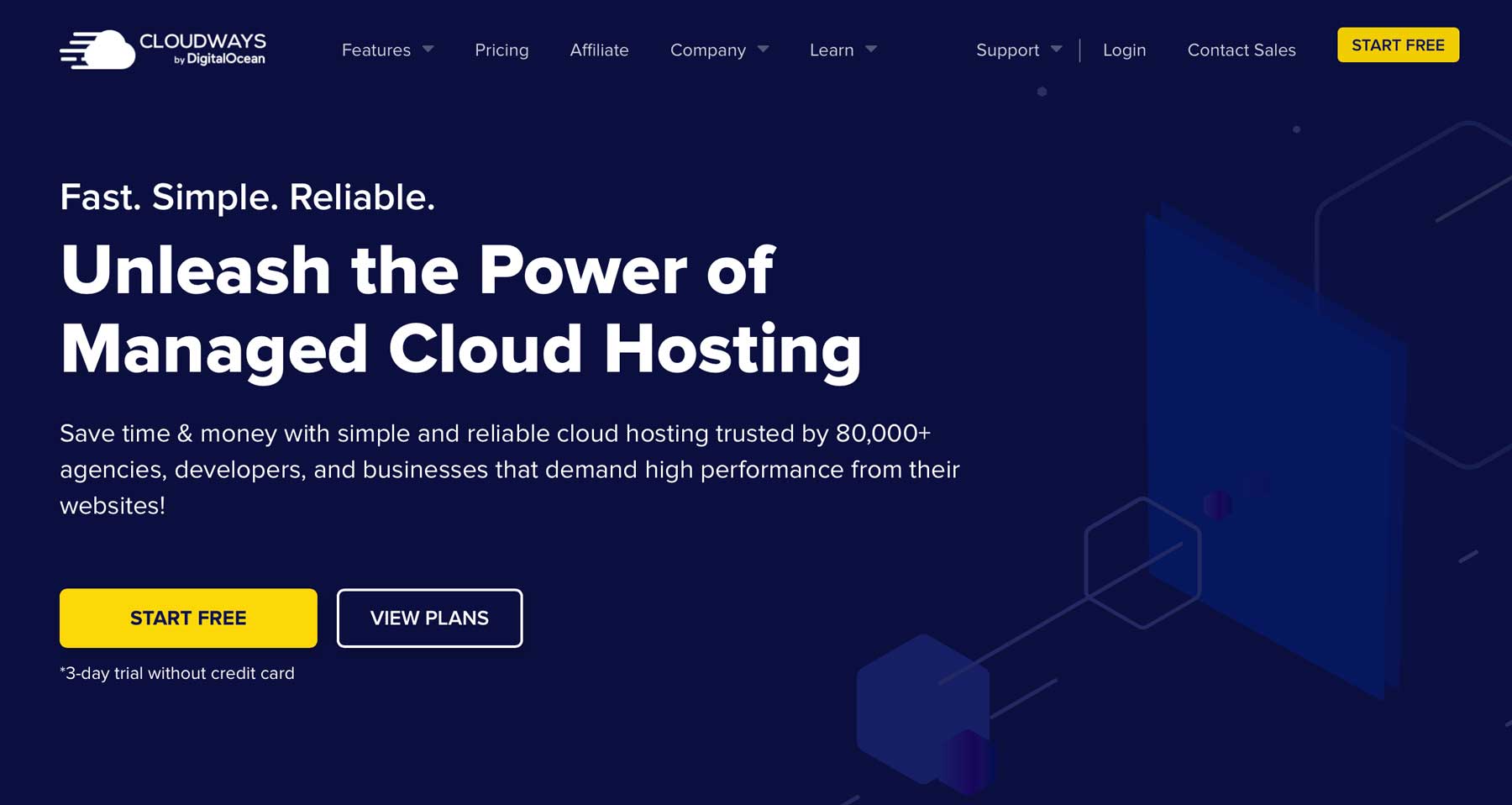 Hospedagem de sites barata Cloudways