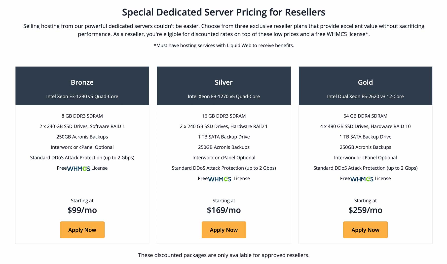 LiquidWeb 经销商计划