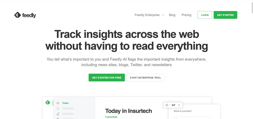 leitor de rss feedly free