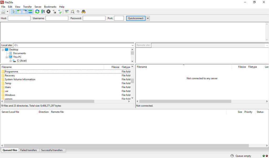 cliente ftp gratuito filezilla