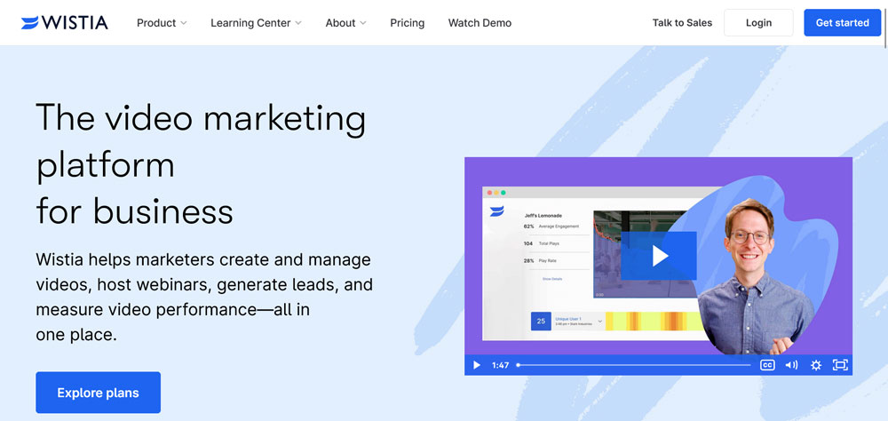 a ferramenta de marketing de vídeo wistia tem um plano gratuito