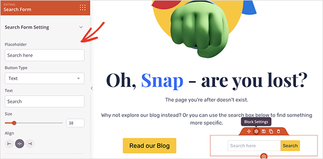 searchformblock 种子产品 Add the search form block to your 404 page