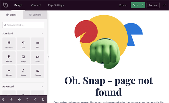 404pagebuilder 种子生产 SeedProd 404 page builder