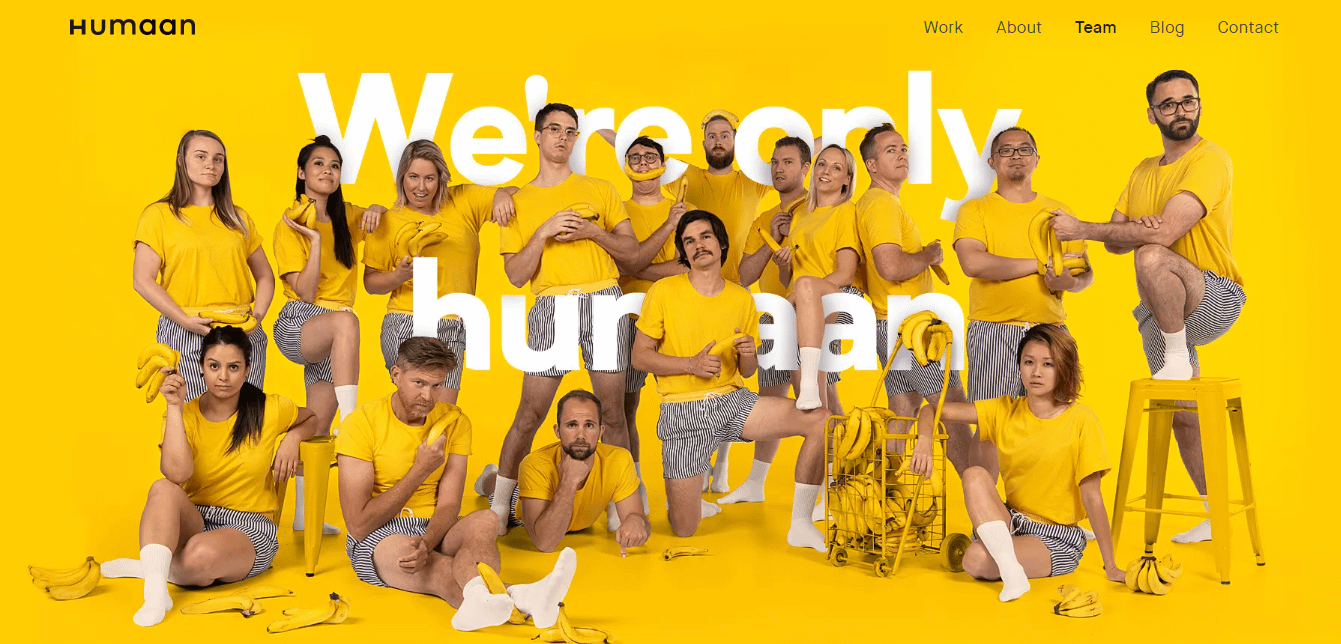 Humaan incontra la pagina della squadra