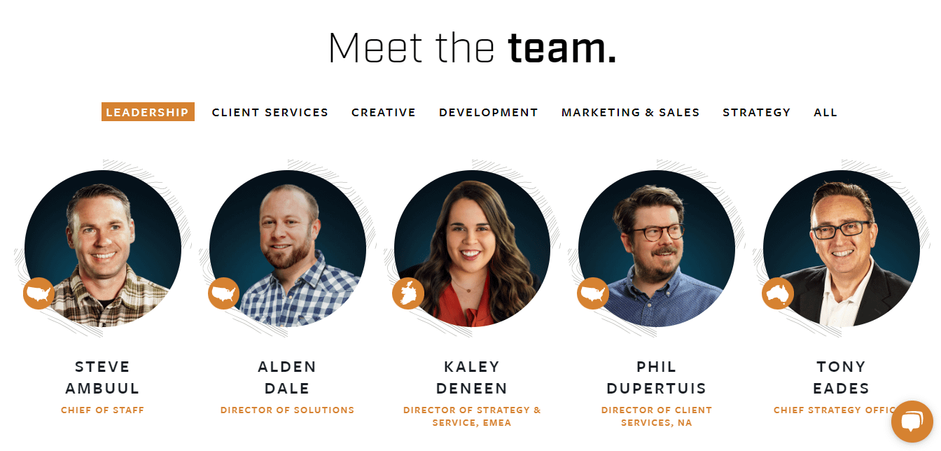 SaltedStone incontra la pagina del team