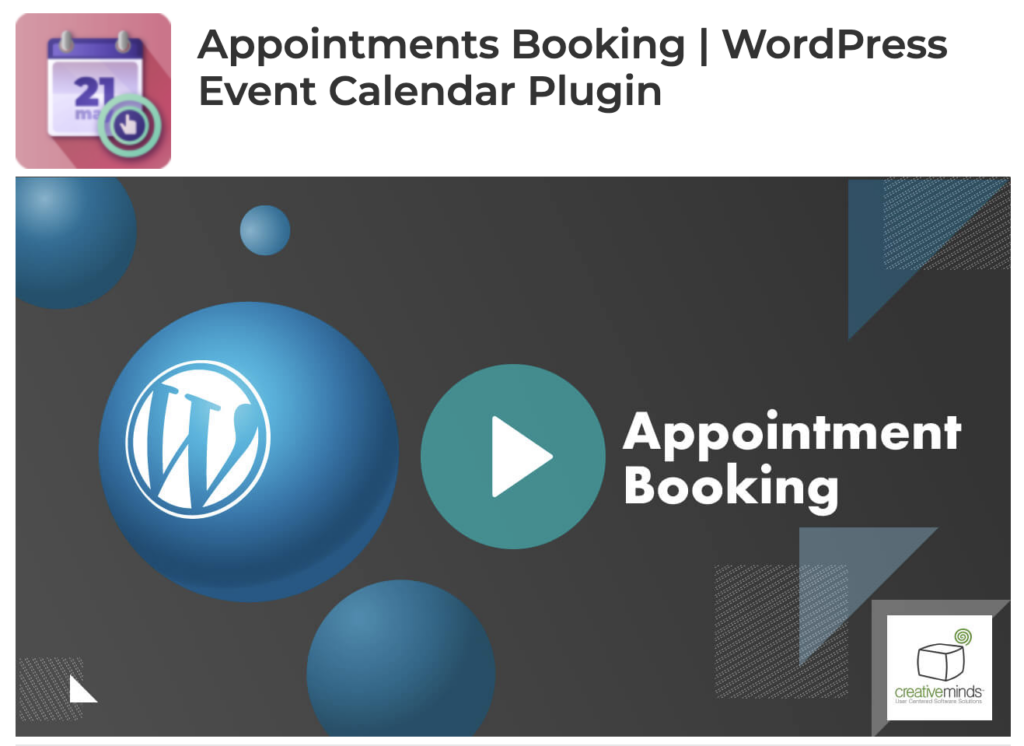 cm prenotazione appuntamenti plugin wordpress