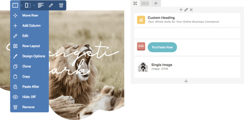 Visual Composer Website Builder basato su React rispetto al page builder basato su shortcode di WPBakery - Fonte