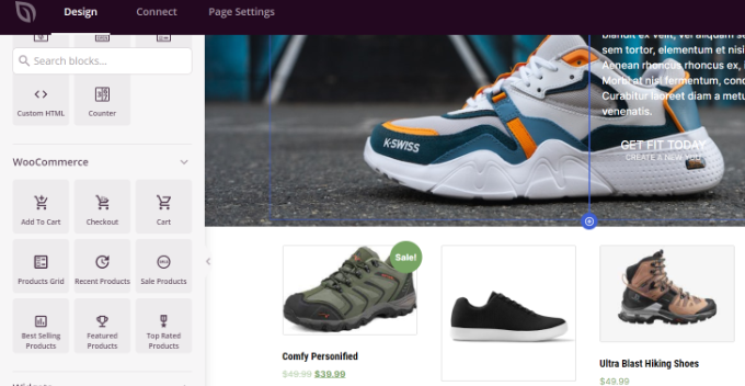 WooCommerce blockiert in SeedProd WooCommerce blocks in SeedProd