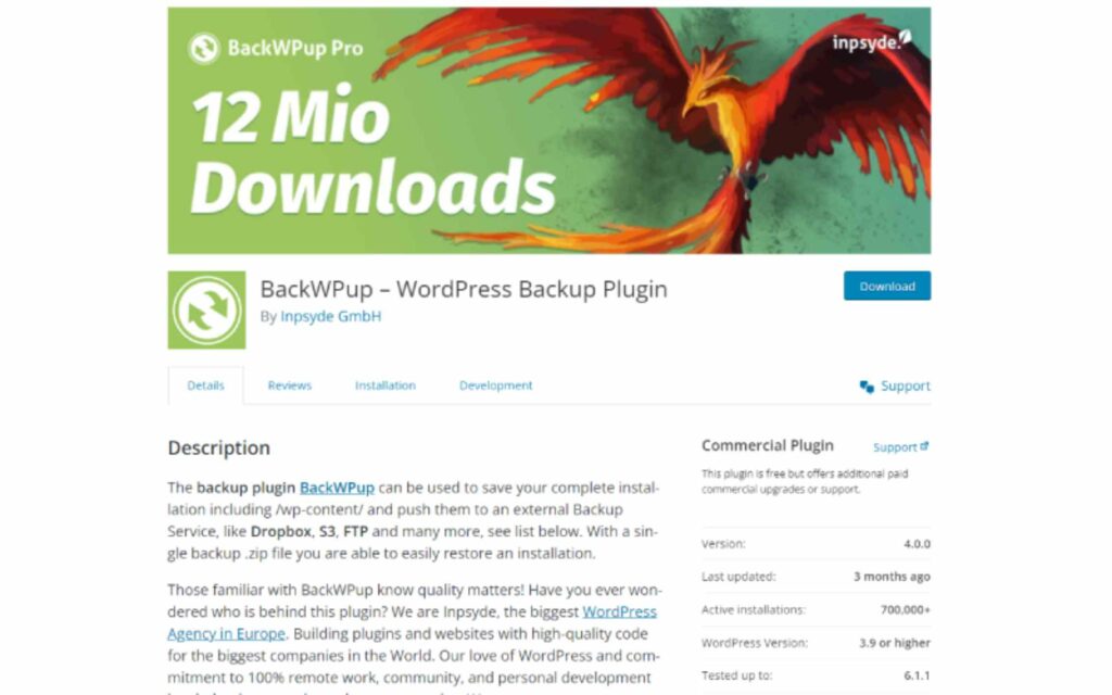 Die 9 besten Backup-WordPress-Plugins für vollständige Website-Sicherheit (2023) 4 BackWPup