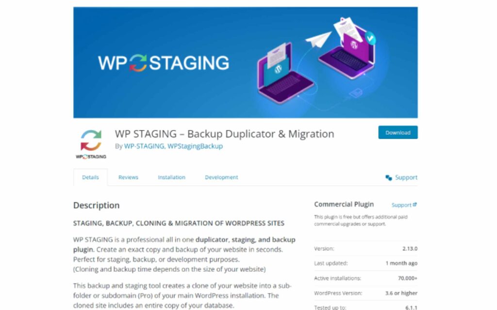 Die 9 besten Backup-WordPress-Plugins für vollständige Website-Sicherheit (2023) 9 WP Staging