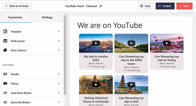 YouTube-Feed-Editor YouTube Feed editor