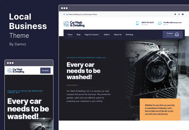 Local Business Theme – WordPress-Theme für kleine Unternehmen