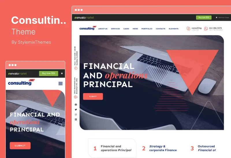Beratungsthema - Geschäft, Finanzen WordPress Thema