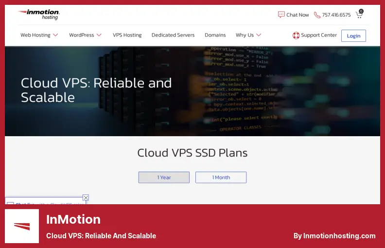 InMotion - Bulut VPS: Güvenilir ve Ölçeklenebilir