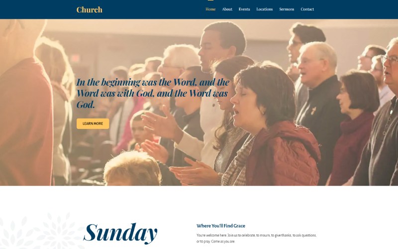 9+ 最佳教堂 WordPress 主题(免费和付费) 7 Themefy Church