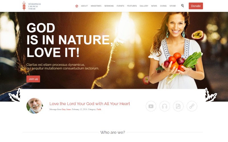 9+ 最佳教堂 WordPress 主题(免费和付费) 5 TF Church