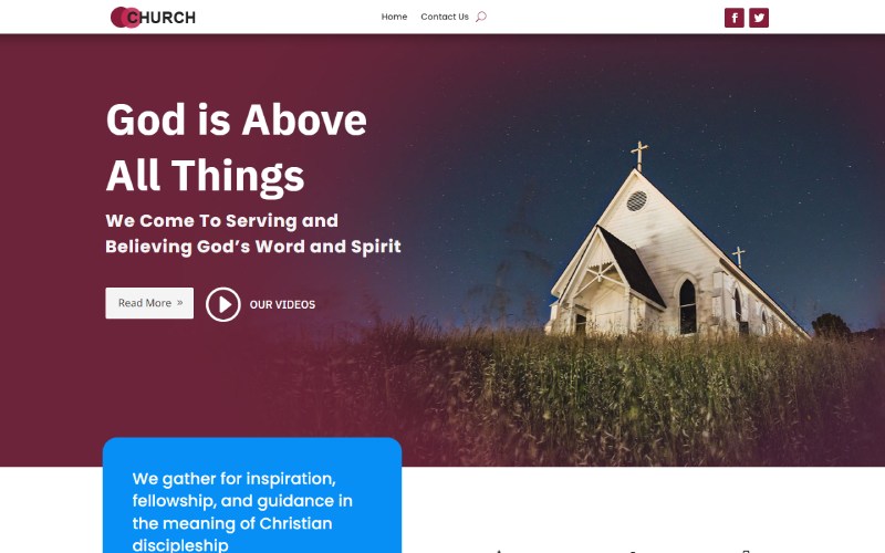 9+ 最佳教堂 WordPress 主题(免费和付费) 4 Divi Church