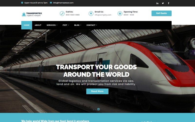 Ponad 13 najlepszych motywów WordPress dla firm logistycznych 8