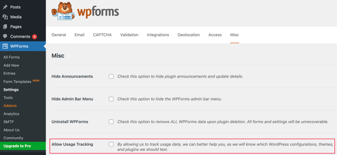 Niektóre wtyczki proszą o zezwolenie na śledzenie użytkowania Some Plugins Ask You to Allow Usage Tracking