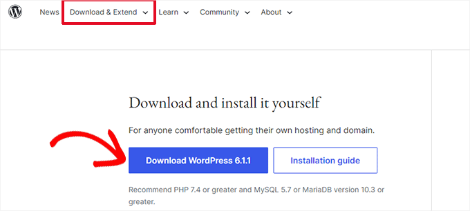 下载-wordpress How to download WordPress