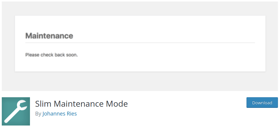 Modo de manutenção fino