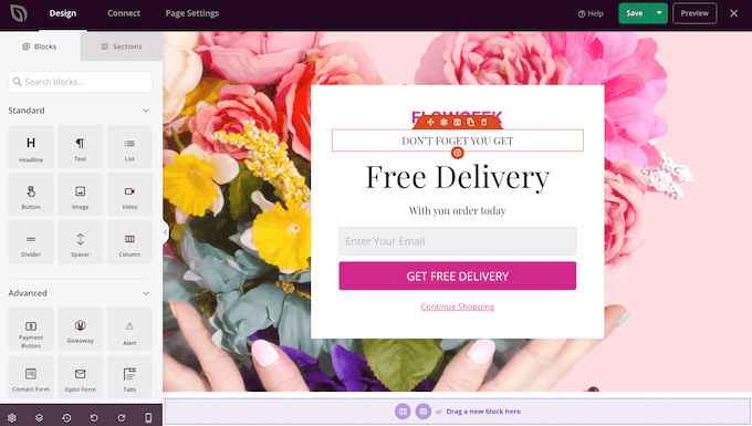 SeedProd ページ ビルダー プラグイン The SeedProd page builder plugin