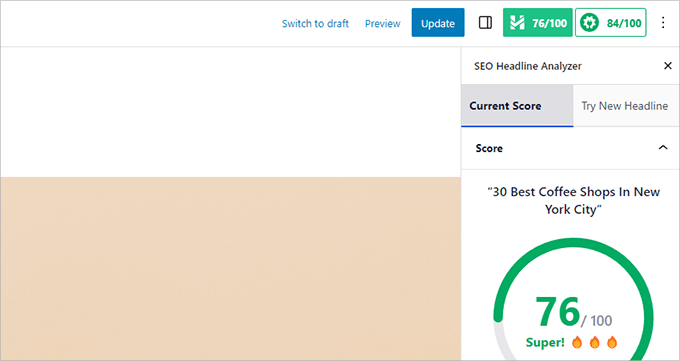 オールインワン SEO TruSEO スコア All in One SEO TruSEO score
