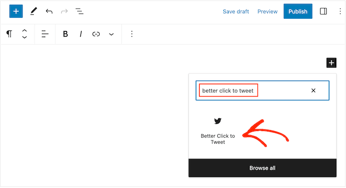 向 WordPress 添加更好的点击推文按钮 Adding a Better Click to Tweet button to WordPress