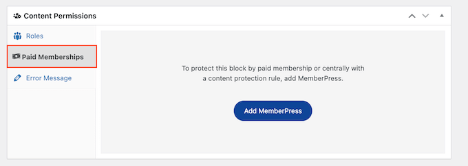 Pengaturan keanggotaan berbayar Paid membership settings