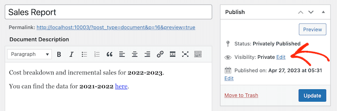 Membuat file dan dokumen langsung di situs web WordPress Making files and documents live on a WordPress website
