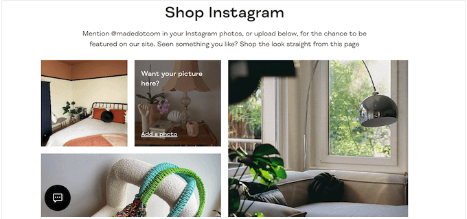 Contoh konten buatan pengguna Instagram An example of Instagram user-generated content