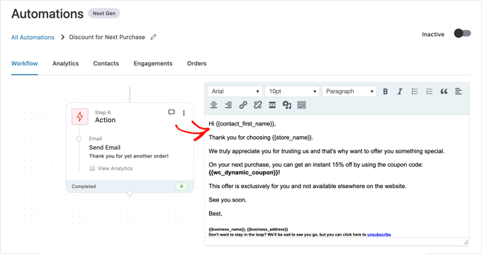 Alur Kerja Otomatisasi Funnelkit dan Penyesuaian Email Funnelkit Automations Workflow and Email Customization