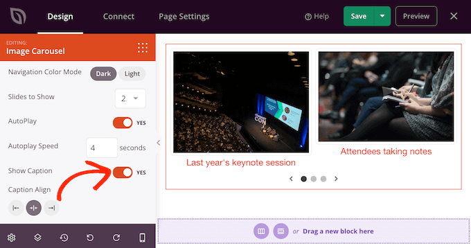 Menambahkan teks ke penggeser WordPress Adding captions to a WordPress slider