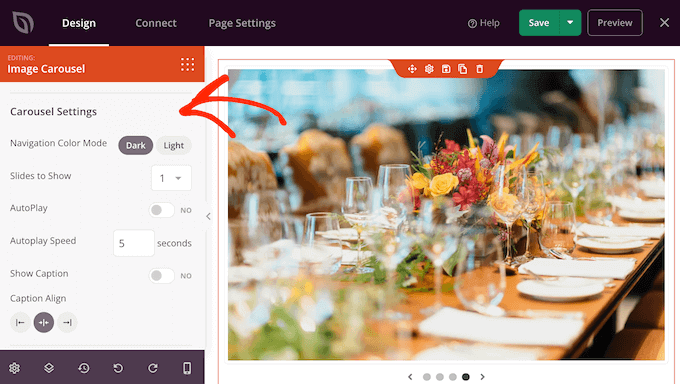Menyesuaikan pengaturan korsel untuk penggeser WordPress Anda Customizing the carousel settings for your WordPress slider