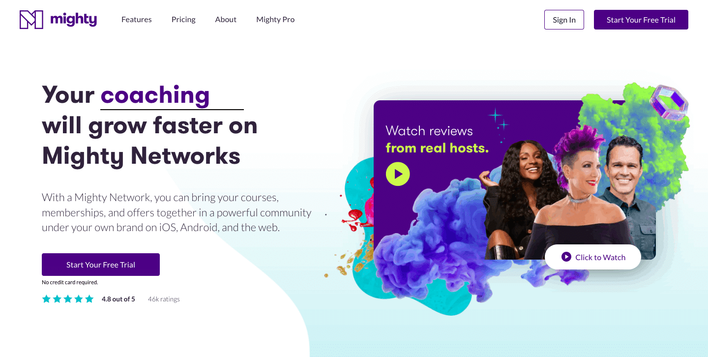 Mighty Networks 上的教練、教學等