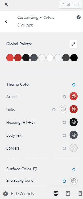แอสตร้าธีมสีปรับแต่ง