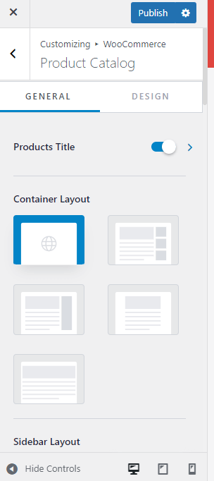 Astra-Product-container-layout