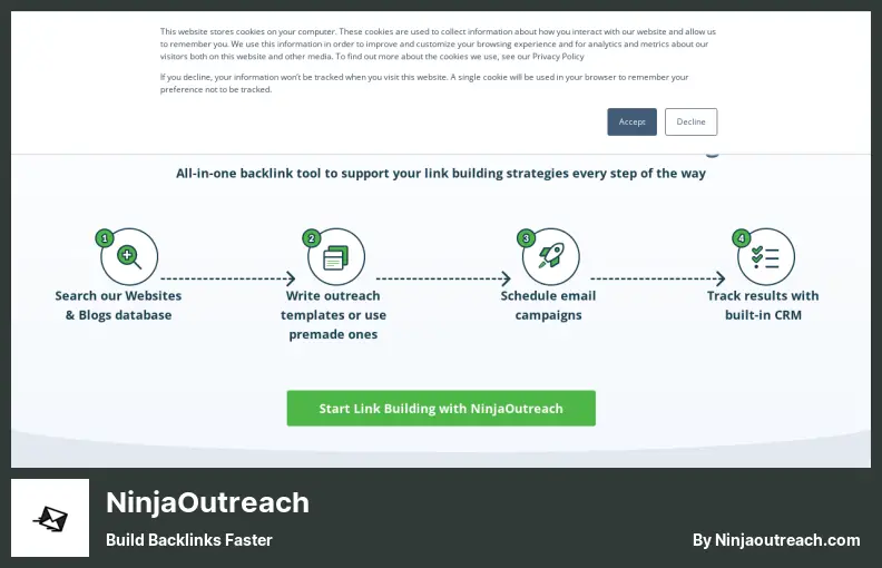 NinjaOutreach - สร้างลิงก์ย้อนกลับได้เร็วขึ้น