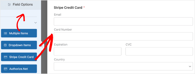 Agregue un campo de franja - WPForms - IsItWP - Detector de temas de WordPress gratuito Stripe Credit Card apple pay