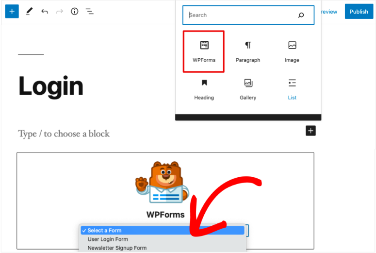 wpforms formulario de selección en el editor de bloques - IsItWP - Detector de temas de WordPress gratuito wpforms select form in block editor
