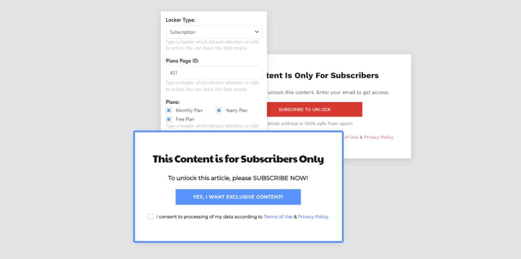 Creatore di contenuti bloccato